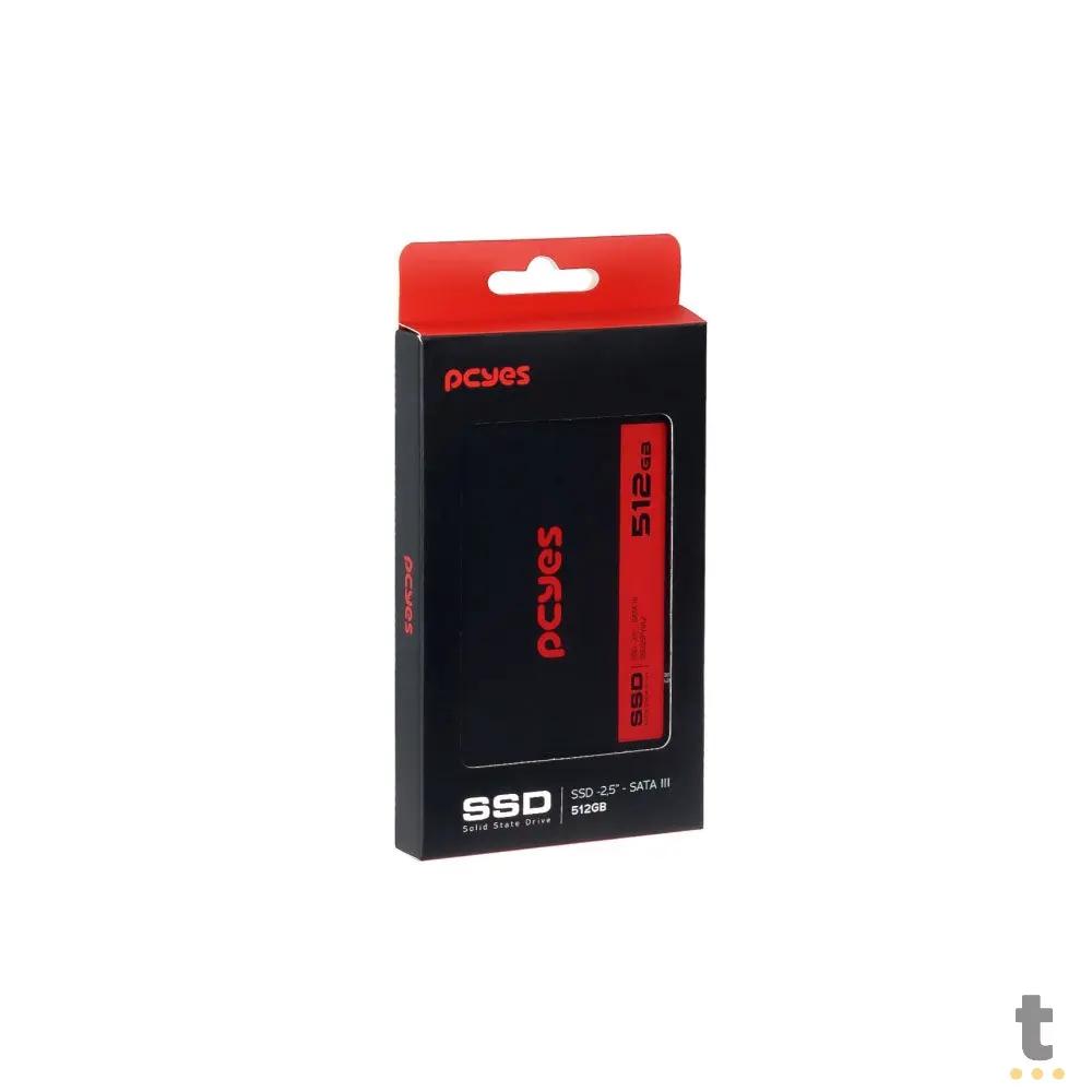 Ssd 480gb (512Gb) PCYes Sata III 2.5" 550Mb/s - SSD25PY512 Truedata